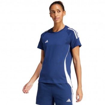 adidas Tiro 24 Sweat Women's T-Shirt blue-white IR9354 M