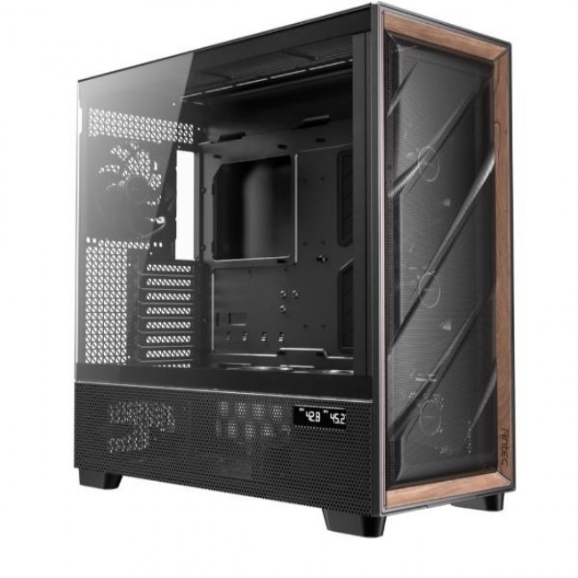 Antec FLUX PRO EUV Full Tower Black, Wood
