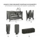 KinderKraft travel cot JOY 2 DARK GREY KinderKraft travel cot JOY 2 DARK GREY