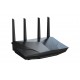 ASUS RT-AX5400 wireless router Gigabit Ethernet Dual-band (2.4 GHz / 5 GHz) Black ASUS RT-AX5400 wireless router Gigabit Ethernet Dual-band (2.4 GHz / 5 GHz) Black