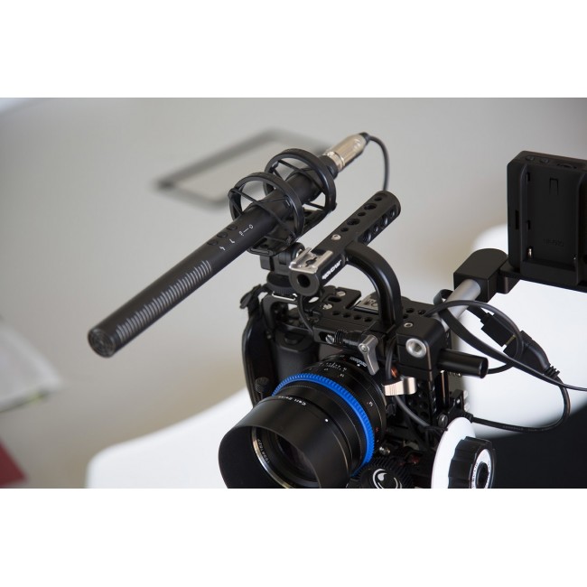 R DE NTG-4+ microphone Black Digital camera microphone