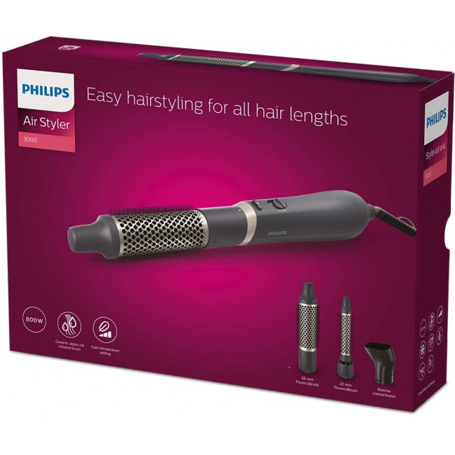Philips 3000 series BHA301 Hair styling kit Warm Black 800 W 1.8 m