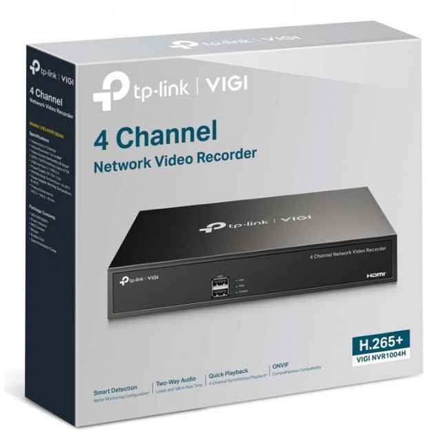 TP-Link IPCam VIGI NVR1004H Channel Network Video Recorder
