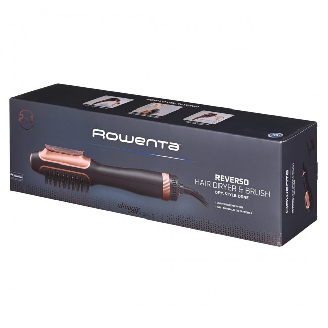 Rowenta CF9840F0 hair styling tool Hot air brush Warm Black, Copper