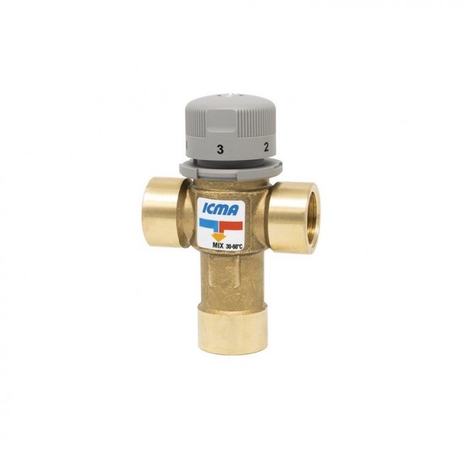THERMOSTATIC MIXER F/F. 1. 30-65C THERMOSTATIC MIXER F/F. 1. 30-65C