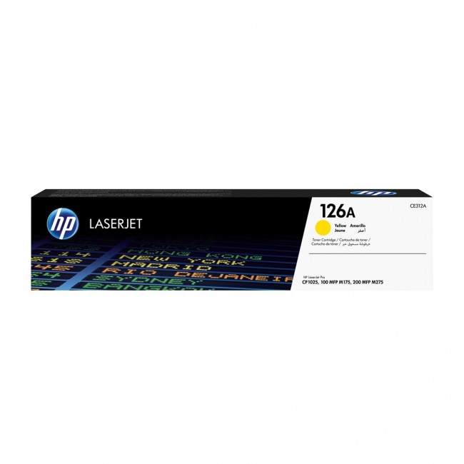HP 126A Yellow Original LaserJet Toner Cartridge HP 126A Yellow Original LaserJet Toner Cartridge