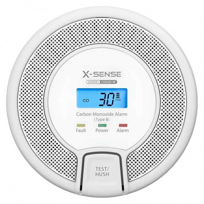 X-Sense CO03D-W smoke detector Carbon monoxide detector Interconnectable Wireless X-Sense CO03D-W smoke detector Carbon monoxide detector Interconnectable Wireless