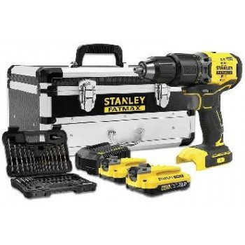 STANLEY WKRĘTARKA V20 SFMCD715D2F 60Nm 2x2,0Ah +50ACC SKRZYNIA METAL ...
