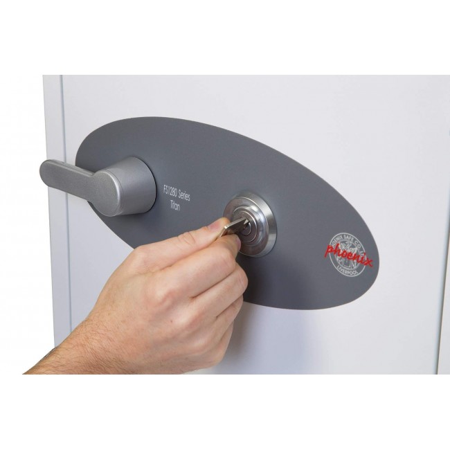 Phoenix Safe Co. Titan FS1282K Floor safe 25 L Steel White Phoenix Safe Co. Titan FS1282K Floor safe 25 L Steel White