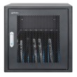 Manhattan Laptop Charging Cabinet Desktop via AC Adapter (EU) 10-bay, Install device's AC Adapter (power cables) into unit, Suitable for ALL laptops (to 16