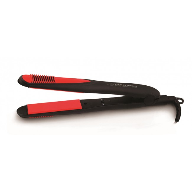 Esperanza EBP004 hair styling tool Straightening iron Black,Red 35 W