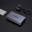Ugreen 6-port Ethernet switch 1 Gbps with PoE - grey