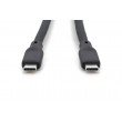 Digitus USB silicone cable, USB4 version 2.0, USB 80Gbps, 1.5 m, black