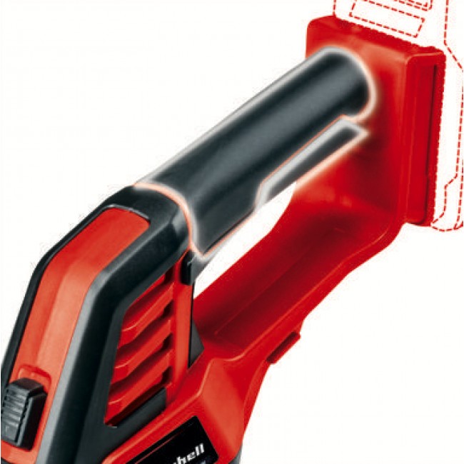 Einhell GE-CG 18/100 cordless grass shear 8 mm 18 V Lithium-Ion (Li-Ion) Black, Red Einhell GE-CG 18/100 cordless grass shear 8 mm 18 V Lithium-Ion (Li-Ion) Black, Red