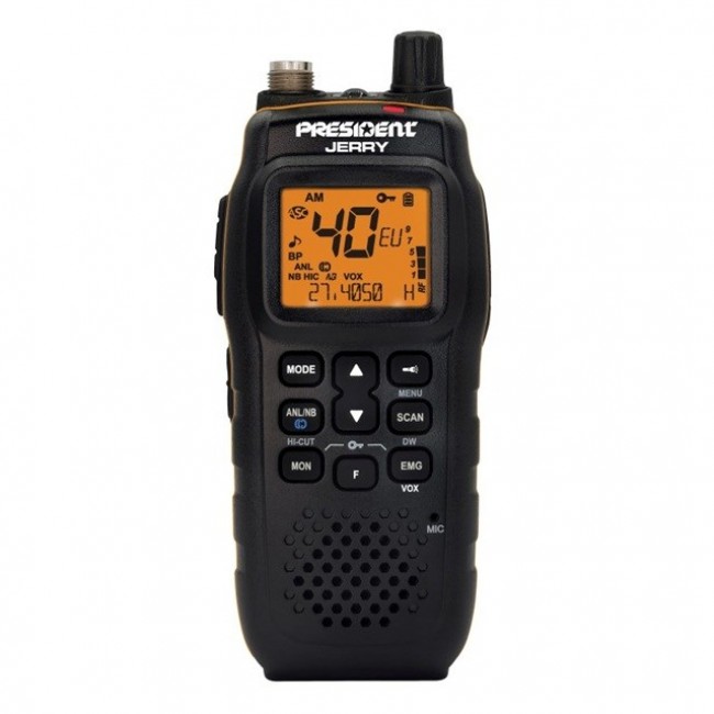President Jerry ASC AM/FM CB Portable Radio Black President Jerry ASC AM/FM CB Portable Radio Black