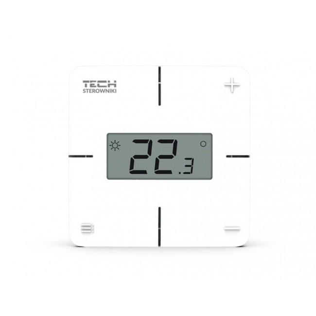 Wireless mechanical room thermostat black R-8X Wireless mechanical room thermostat black R-8X