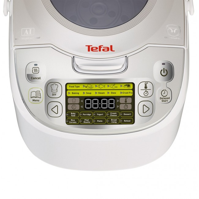 Tefal RK8121 1.8 L 750 W Silver, White