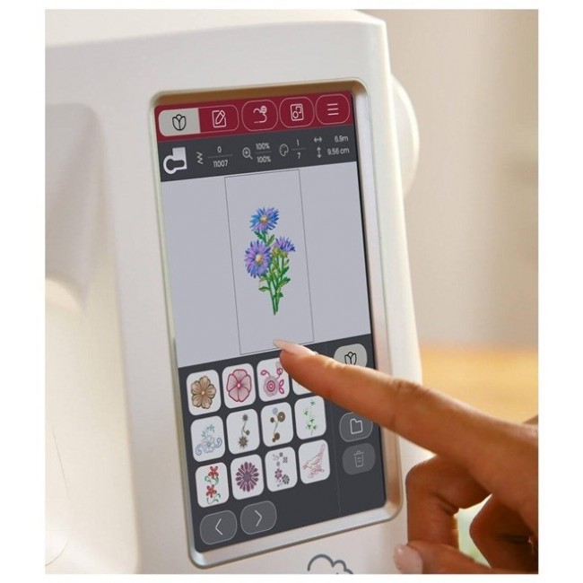 SINGER Sewing machine embroidery machine SE 9185 WiFi Electric current White SINGER Sewing machine embroidery machine SE 9185 WiFi Electric current White