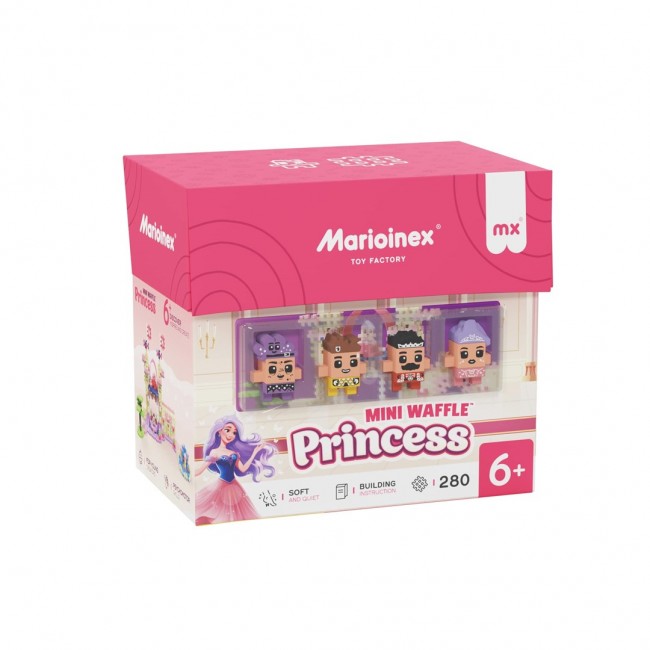 MARIOINEX Mini Waffle Princess bricks, 280 pieces MARIOINEX Mini Waffle Princess bricks, 280 pieces