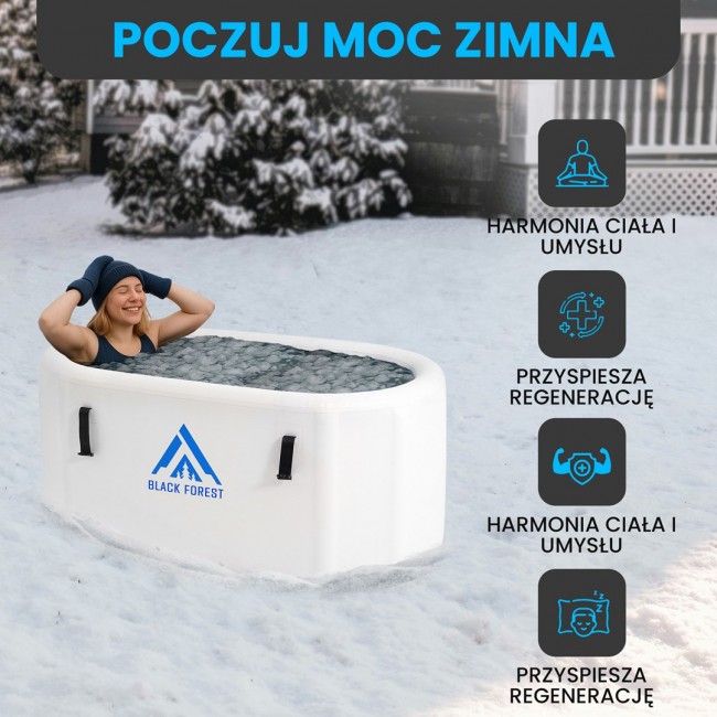 Extralink Ice Bath, Cold Plunge Tub, 150x80x65cm