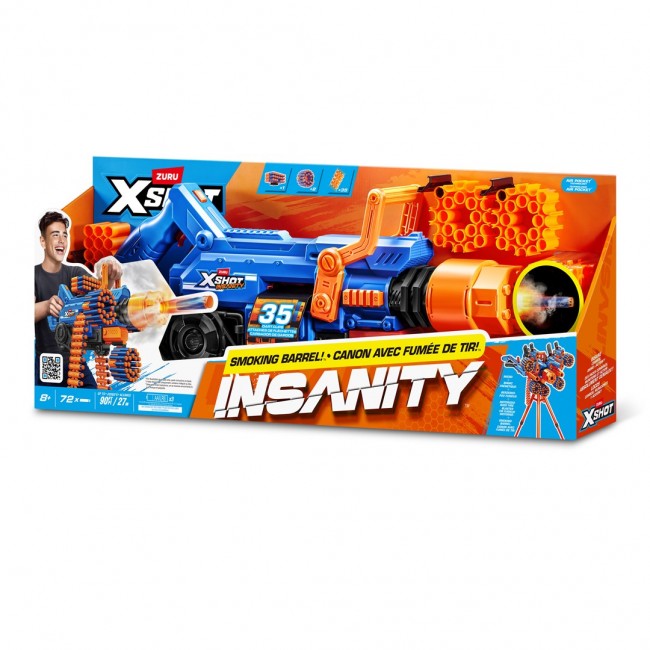 ZURU XSHOT Insanity Smoking Barrel Blaster