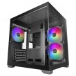 Mars Gaming MCVIEW3 computer case Mini Tower Black