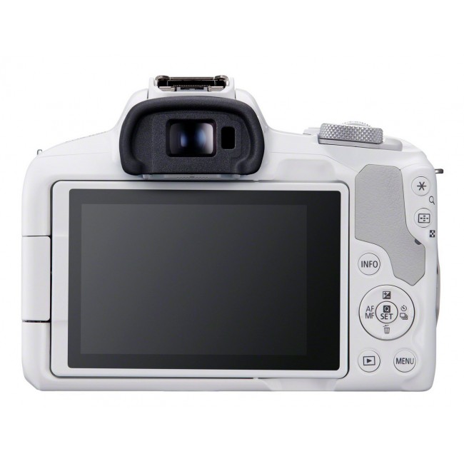 Canon EOS R50, White + RF-S 18-45mm F4.5-6.3 IS STM Kit MILC 24.2 MP CMOS 6000 x 4000 pixels