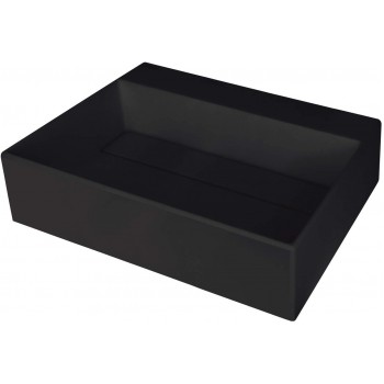 Granite countertop washbasin with a place for a tap - with a grille