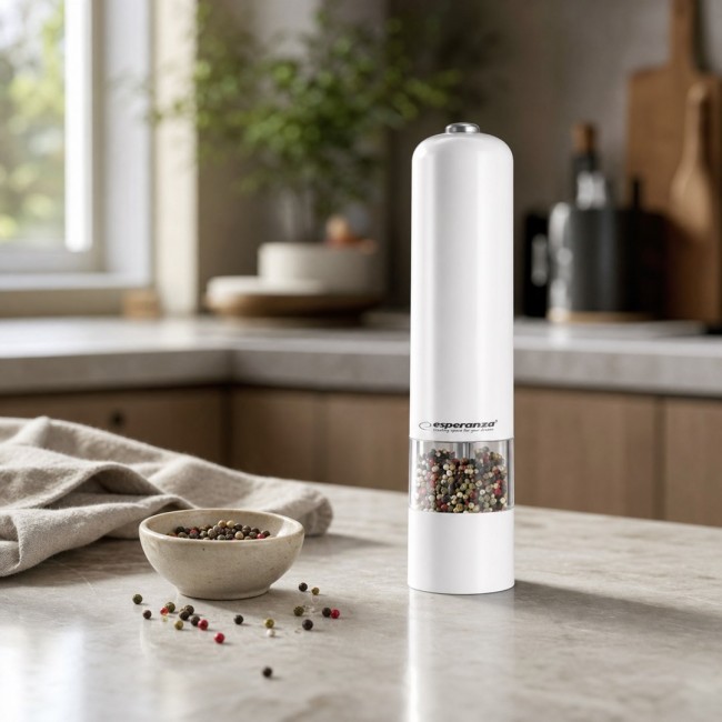 Esperanza EKP001W White pepper mill