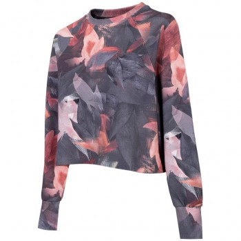 Women's sweatshirt 4F multicolor allover H4Z22 BLD034 90A L