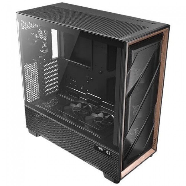 Antec FLUX PRO EUV Full Tower Black, Wood