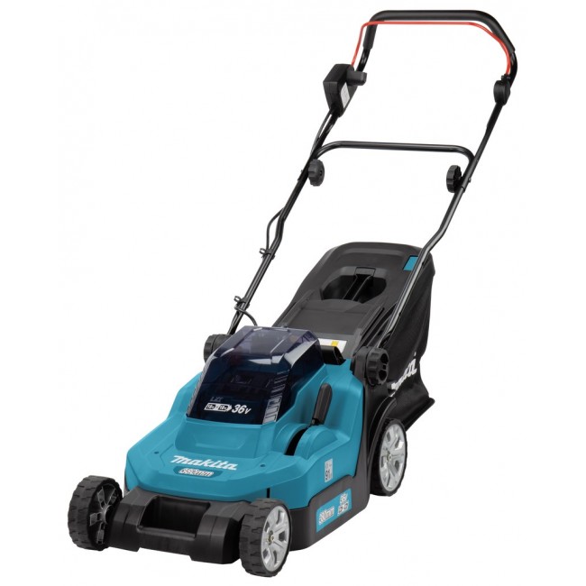 Makita DLM382CM2 lawn mower Walk behind lawn mower Battery Black, Blue Makita DLM382CM2 lawn mower Walk behind lawn mower Battery Black, Blue