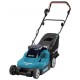 Makita DLM382CM2 lawn mower Walk behind lawn mower Battery Black, Blue Makita DLM382CM2 lawn mower Walk behind lawn mower Battery Black, Blue
