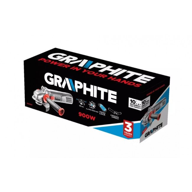 Angle grinder 900W Graphite 125mm disc Angle grinder 900W Graphite 125mm disc
