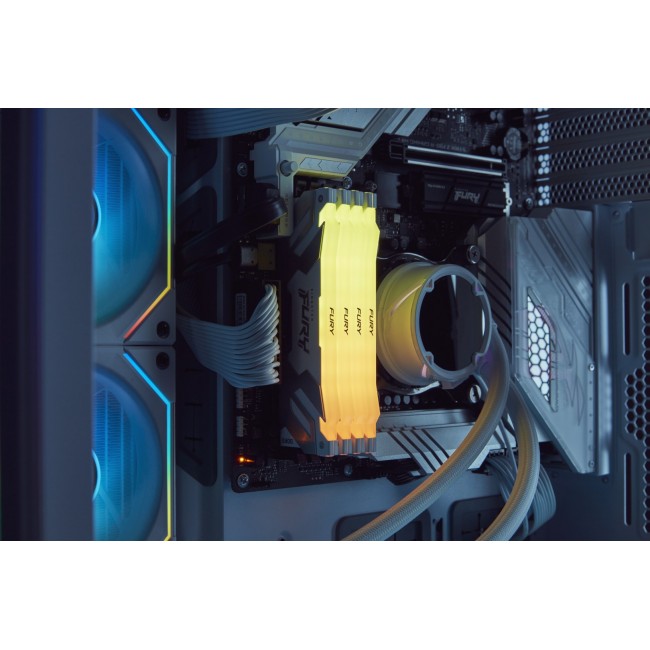 Kingston Technology FURY 16GB 7200MT/s DDR5 CL38 DIMM (Kit of 2) Renegade RGB XMP Kingston Technology FURY 16GB 7200MT/s DDR5 CL38 DIMM (Kit of 2) Renegade RGB XMP