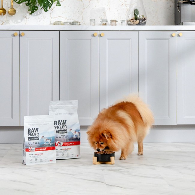 RAW PALEO Ultra Mini Adult Beef - dry dog food - 2 kg