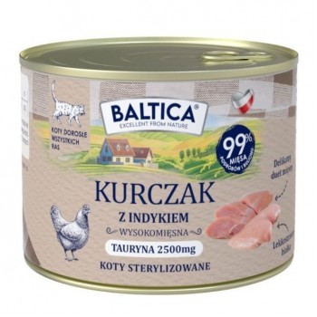 BALTICA Smaki region w Chicken with turkey - wet cat food - 185g