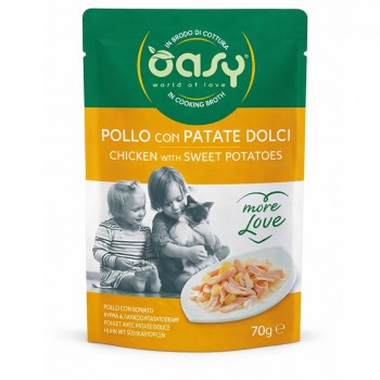 OASY More Love Chicken with sweet potatoes - wet cat food - 70g