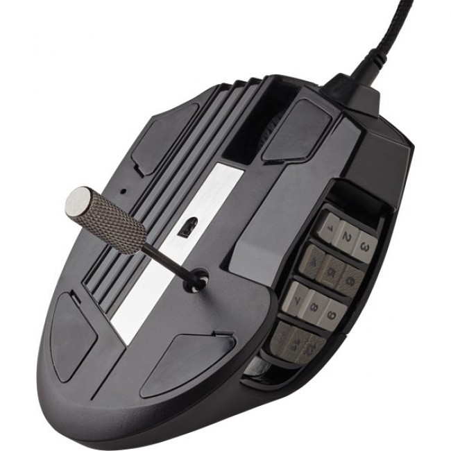 Corsair Gaming Mouse Scimitar RGB Elite Optical Wired 17 Keys 18000 dpi black