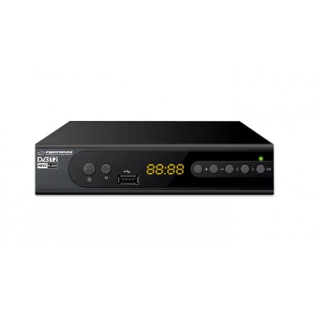 Esperanza EV106R TV set-top box Cable Black