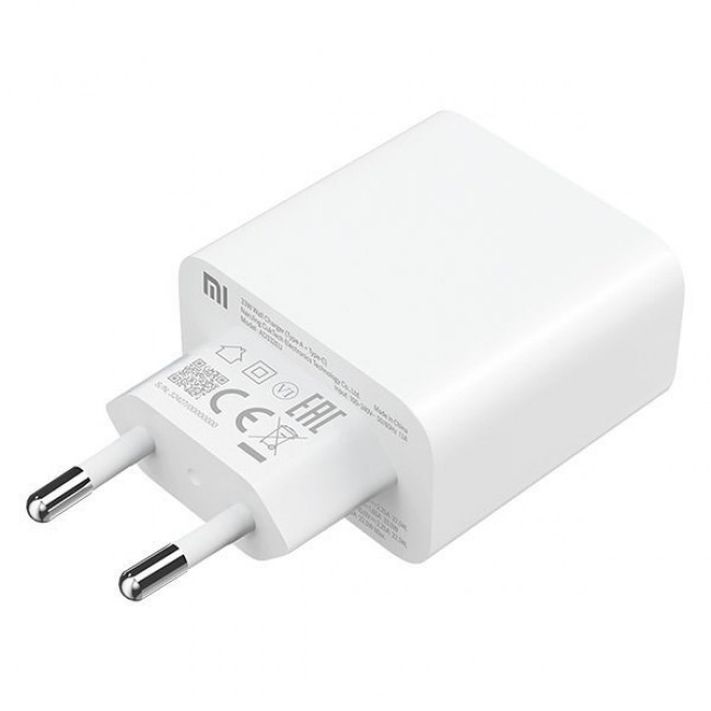 Mi 33W Type A + Type C mobile device charger White