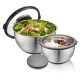 SET OF 2 BOWLS WITH LID GEFU MUOVO G-35055 SET OF 2 BOWLS WITH LID GEFU MUOVO G-35055
