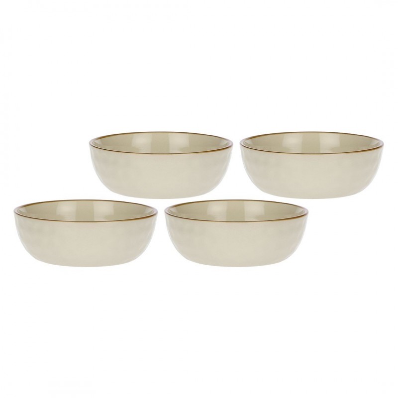 Set of 4 Concerto Avorio salad bowls - Ivory, 20 cm