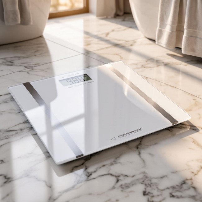 Esperanza EBS018W Samba Rectangle White Electronic personal scale Esperanza EBS018W Samba Rectangle White Electronic personal scale