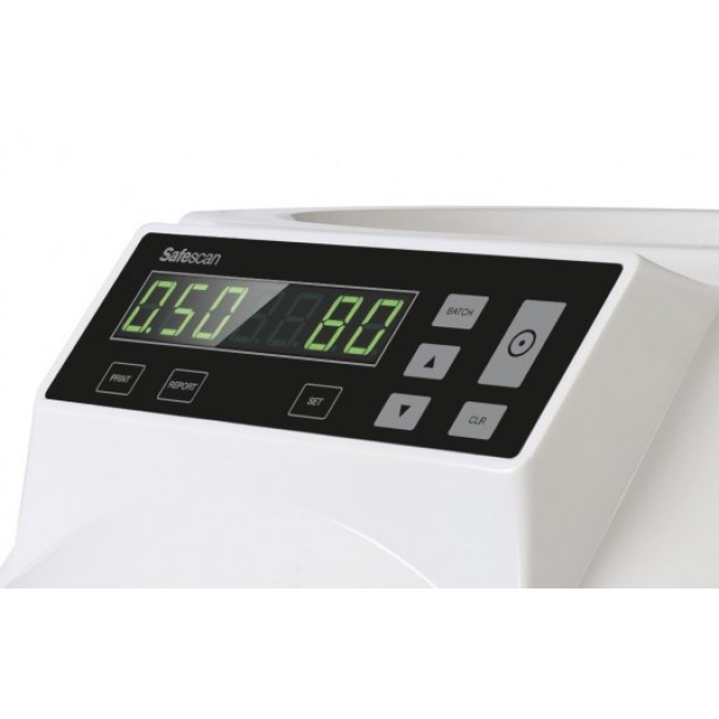 Safescan 1250 EUR Coin counting machine White