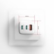 Axagon ACU-DPQ65W PD3.0 & QC4+ 3x OUTPUTS wall charger 65W