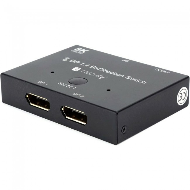 Techly IDATA-DP-2DP-8KT video switch DisplayPort