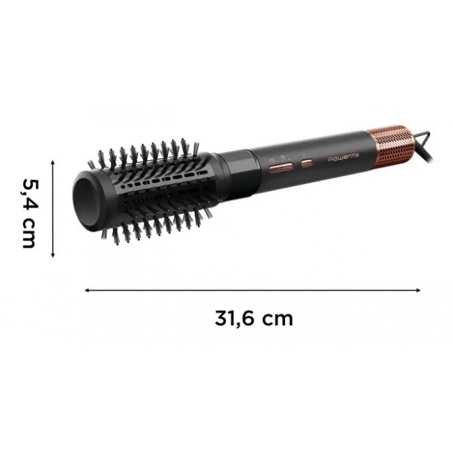 Rowenta Air Shape UB9820E0 hair styling tool Hot air brush Airflow Black, Copper