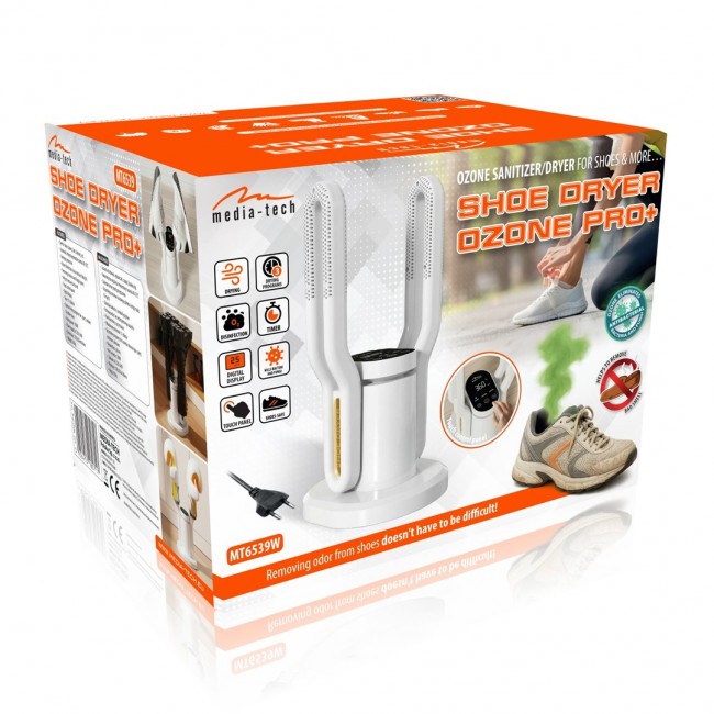 SHOE DRYER OZONE PRO+ MT6539 Shoe dryer with ozone disinfection.