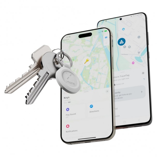 Xtorm XTAG2GA10-3PACK GPS tracker/finder Universal Smart keychain White